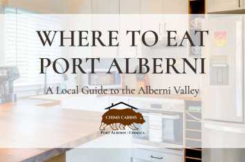 Chims Cabins in Port Alberni, BC — self-contained cabins with full kitchens on Highway 4